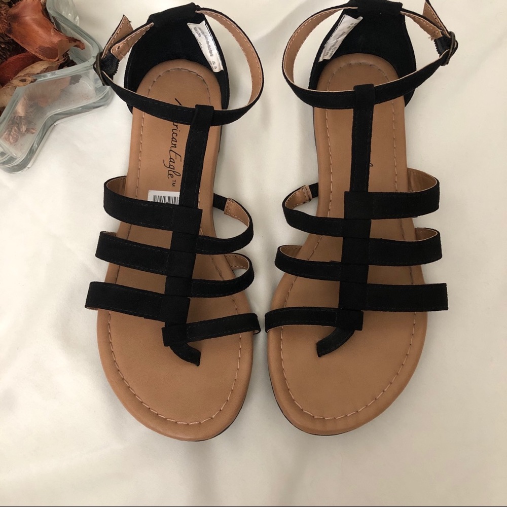 American Eagle Black Sandals